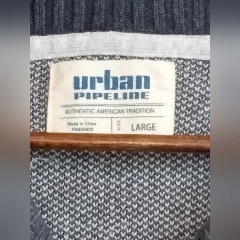 urban pipeline Gray Shawl Collar Button-Up Cardigan - Picture 3 of 4